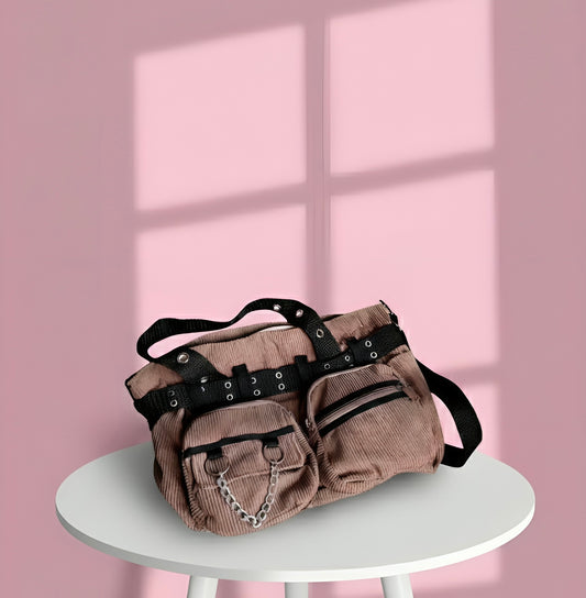 Pre-order Y2K CORDUROY CROSS BAG