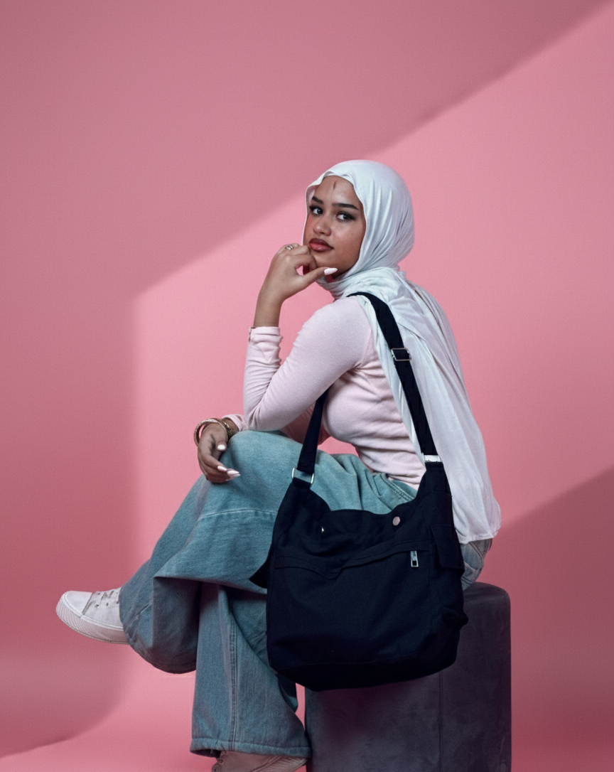 BASIC BLACK CROSS BAG